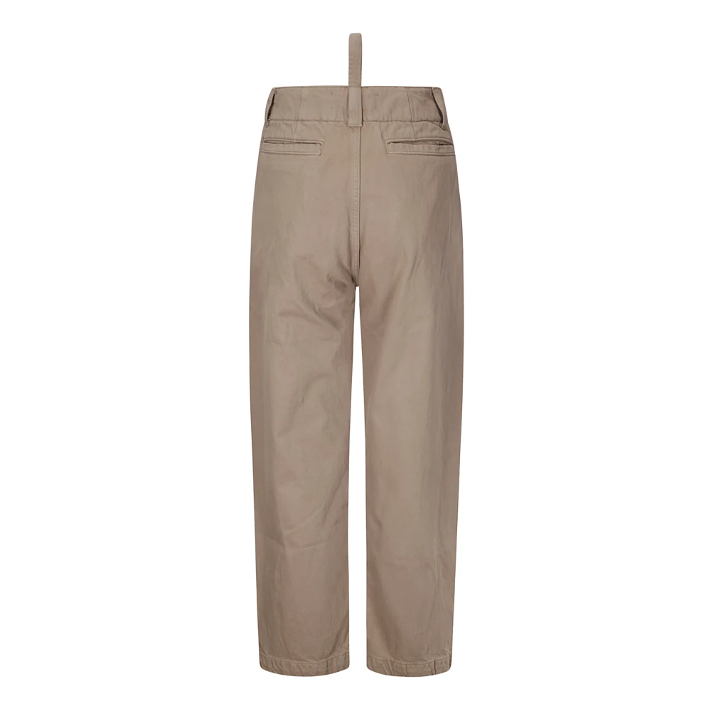 Studio Nicholson Denim broek met afgeronde pijpen Brown Dames