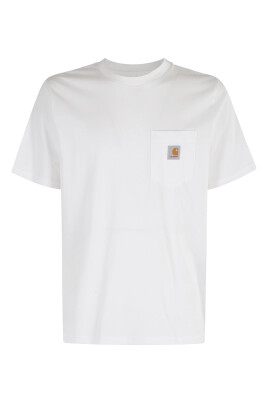 t-shirt-blanc-poche-manches-courtes