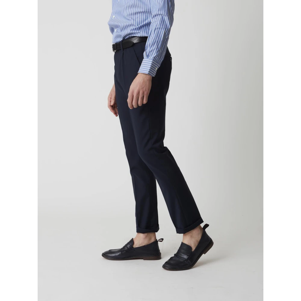 Dondup Gaubert Geplooide Broek Blue Heren