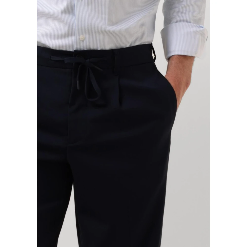 Selected Homme Tapered Leroy Pleat Pant Blue Heren