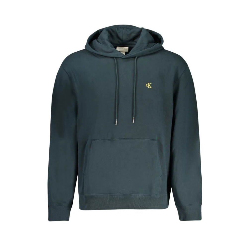 Calvin Klein Men's Blue Hoodies, 2XL, Cotton Jumper