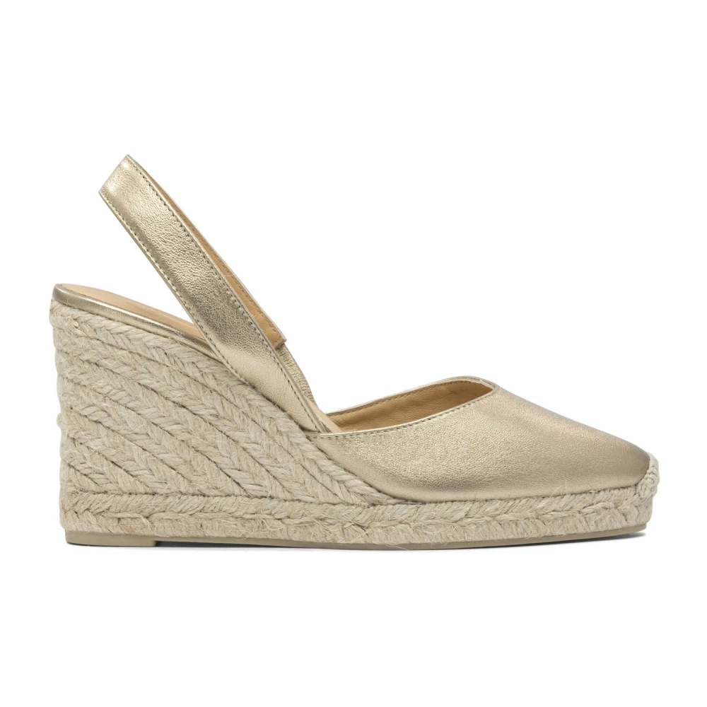 Castañer Women's Yellow Carissa Wedge - Wedges - 7 Uk - Shoes