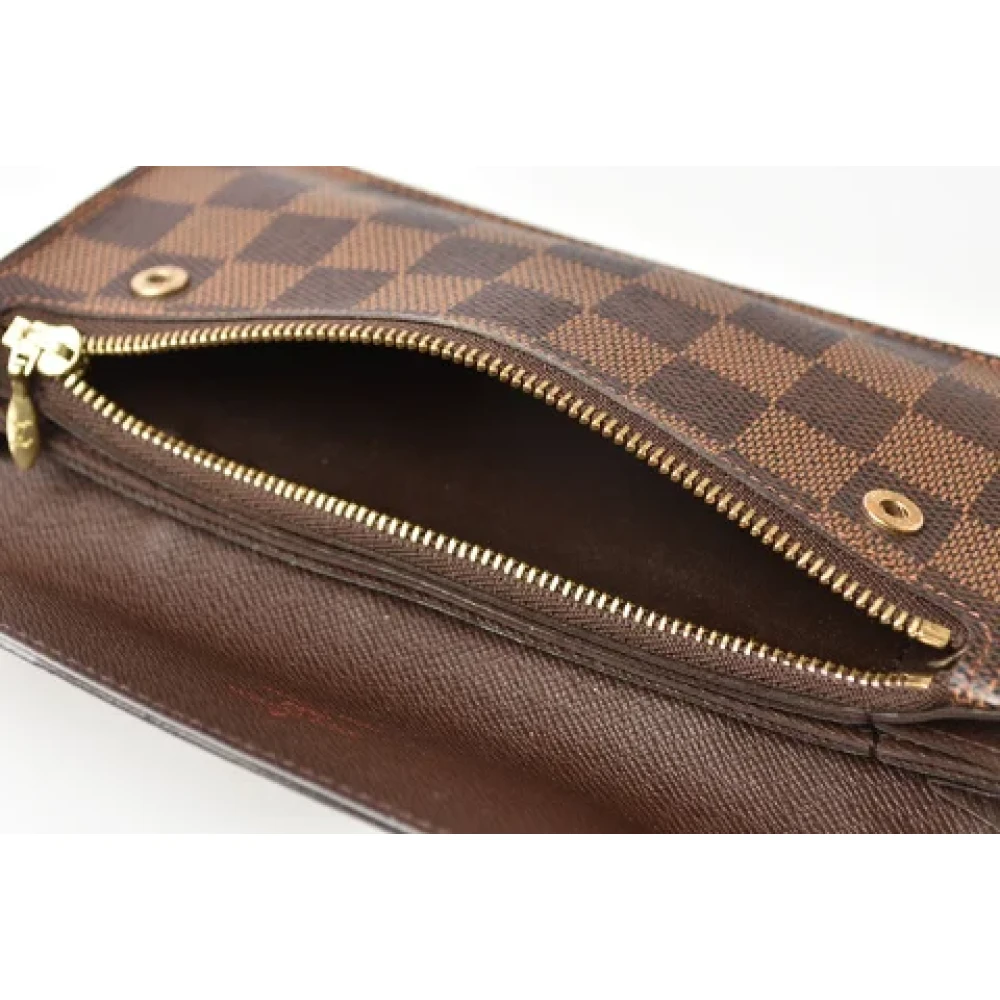 Louis Vuitton Vintage Pre-owned Canvas wallets Brown Heren
