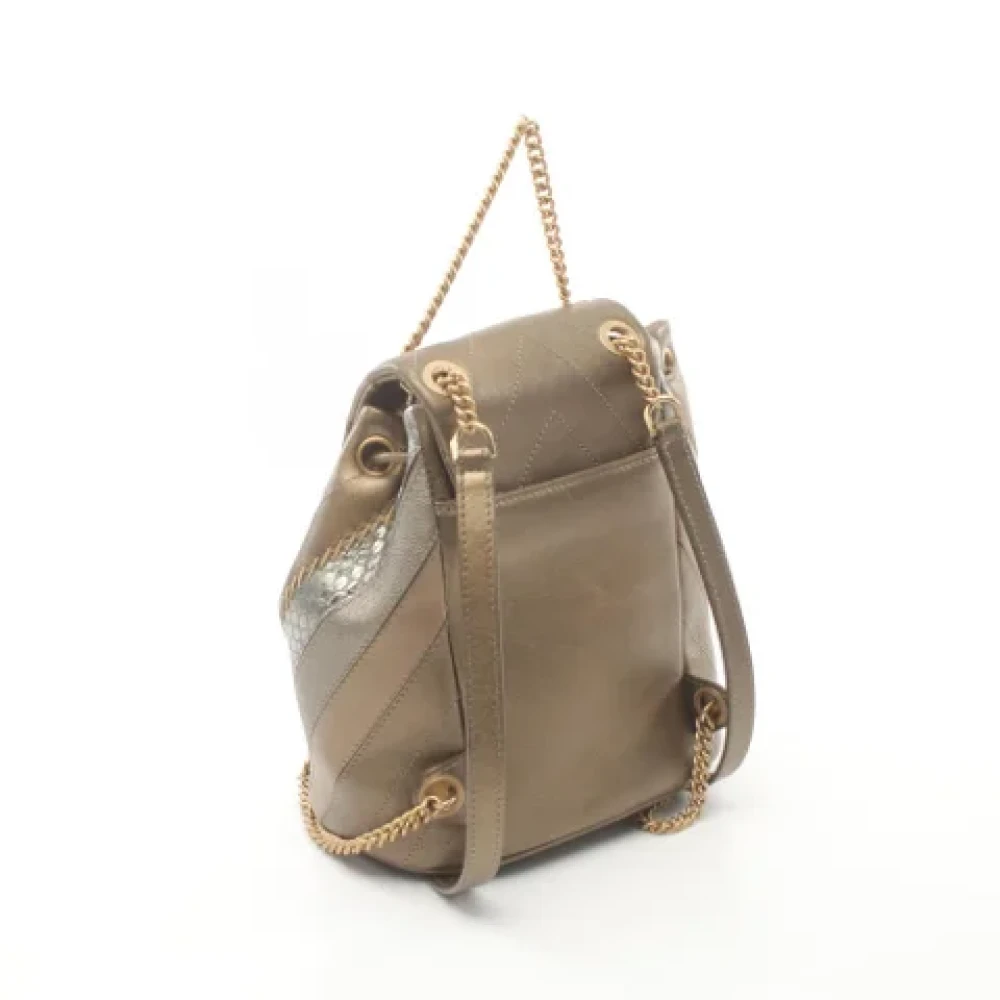 Chanel Vintage Pre-owned Leather chanel-bags Brown Dames