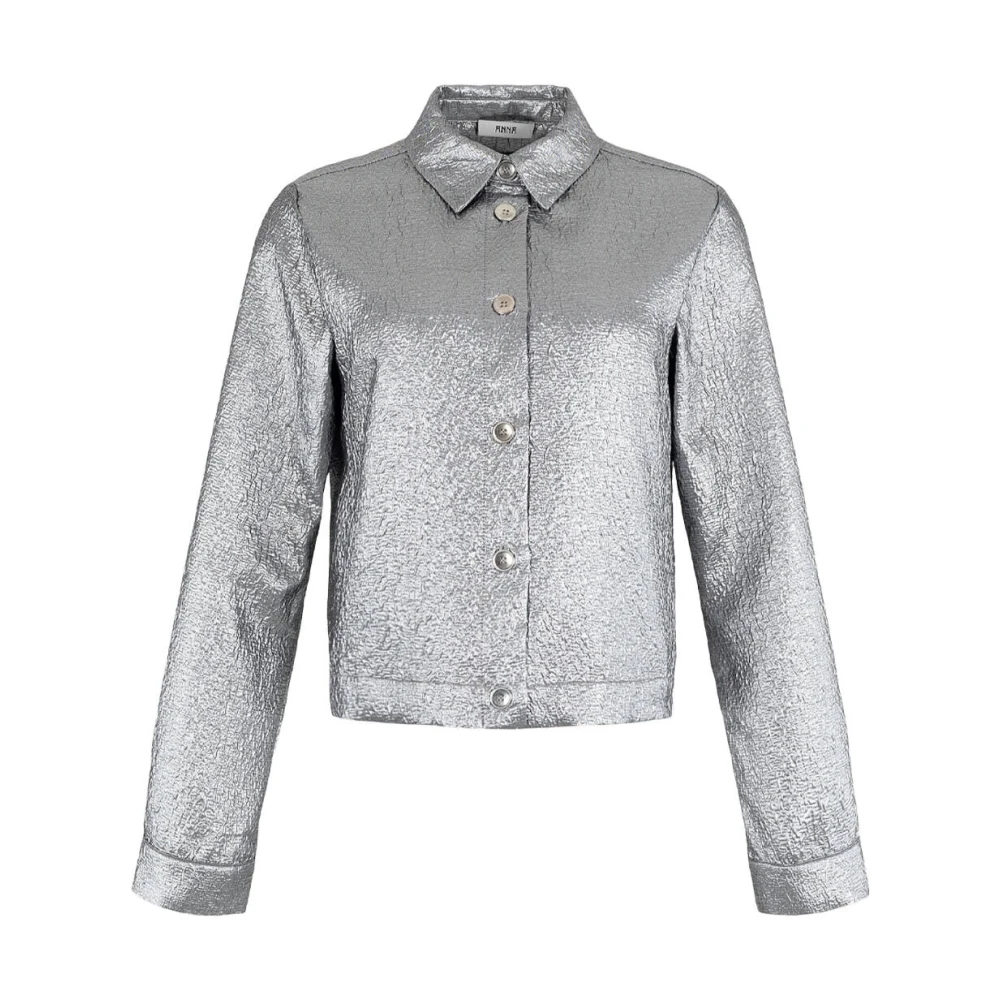 Anna Van Toor Blouse Lange Mouw Gray Dames