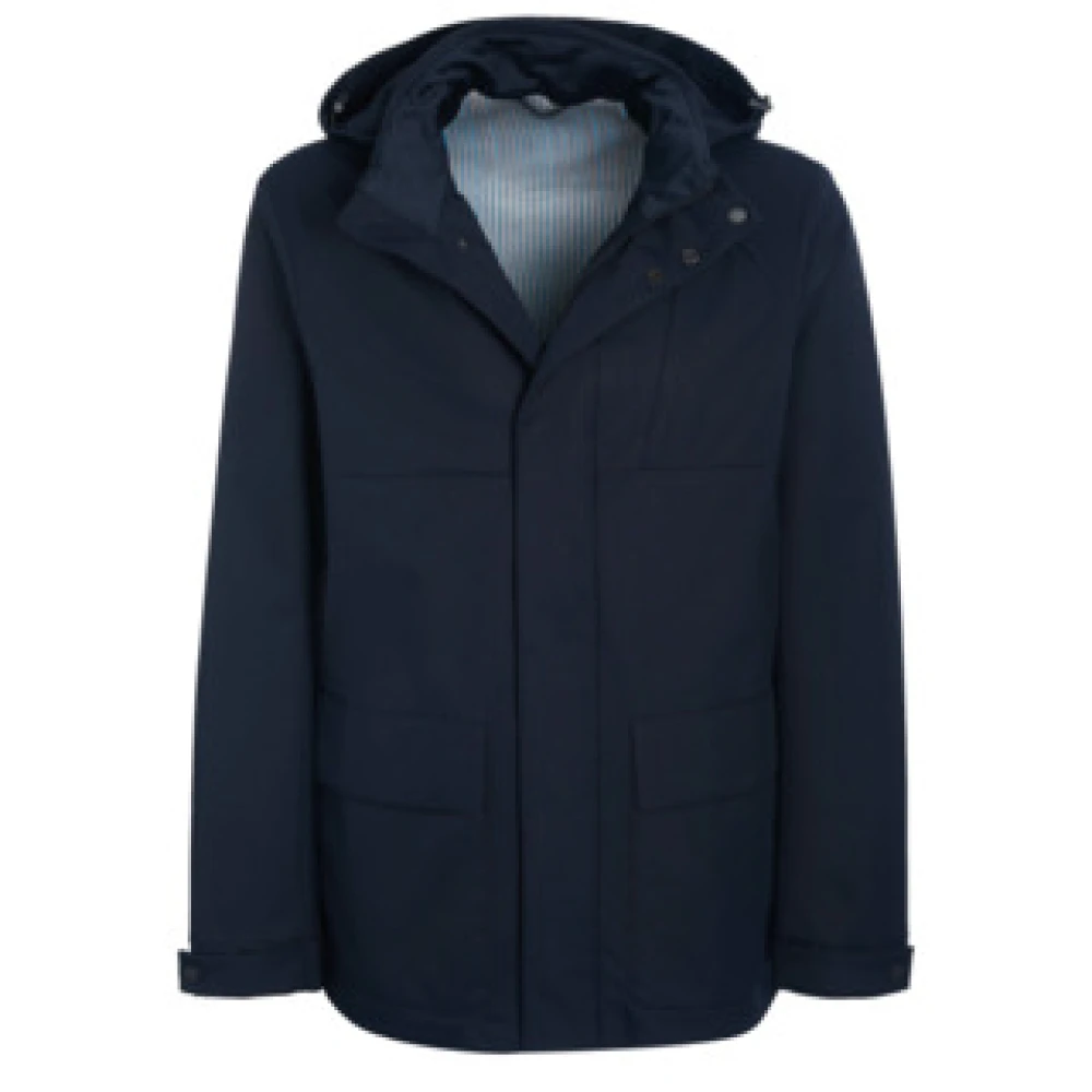 Geox Stijlvolle Jas Blue Heren