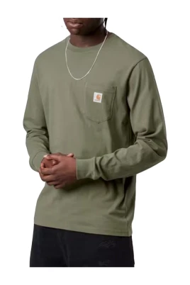 Långärmad T-shirt med ficka