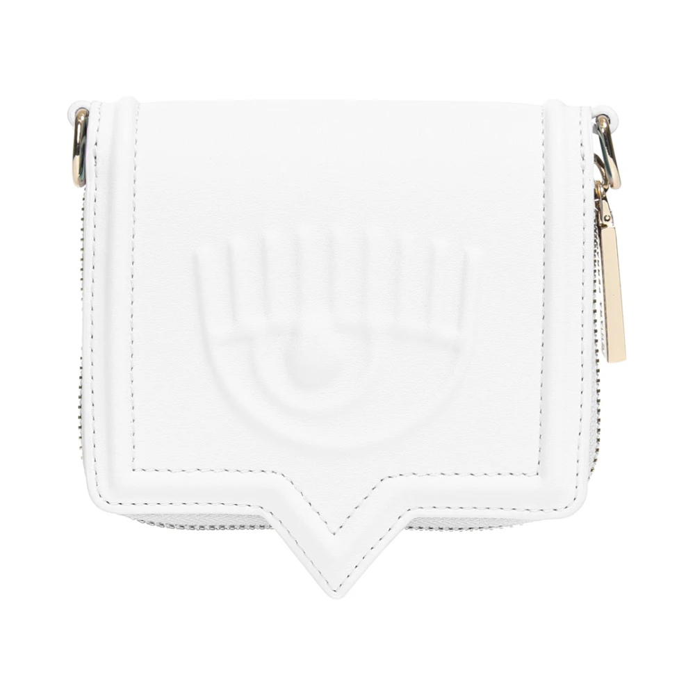 Chiara Ferragni Collection Stijlvolle Portemonnees voor Vrouwen White Dames