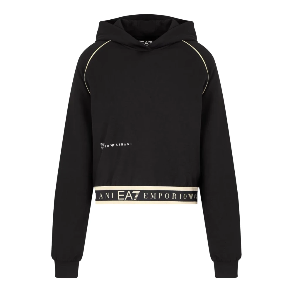 Emporio Armani Ea7 Women's Black Sweatshirt By Ea7