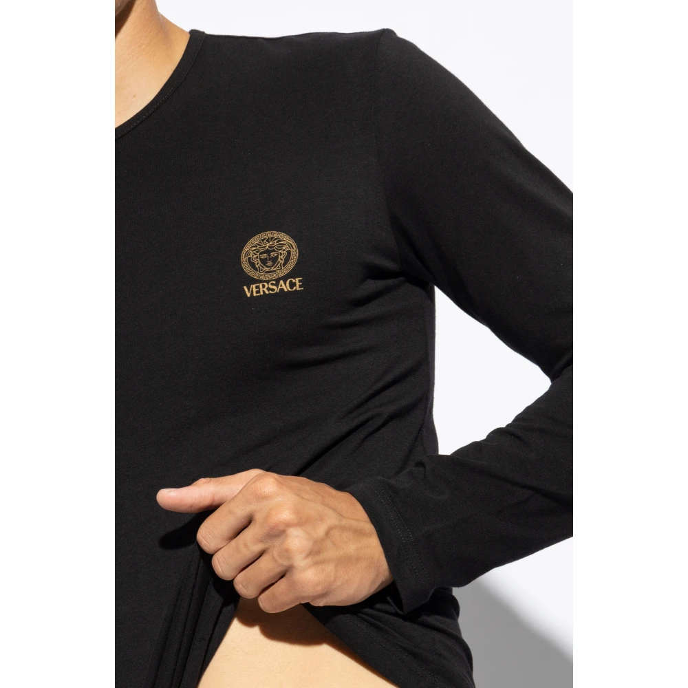 Versace Twee-pack T-shirts Black Heren