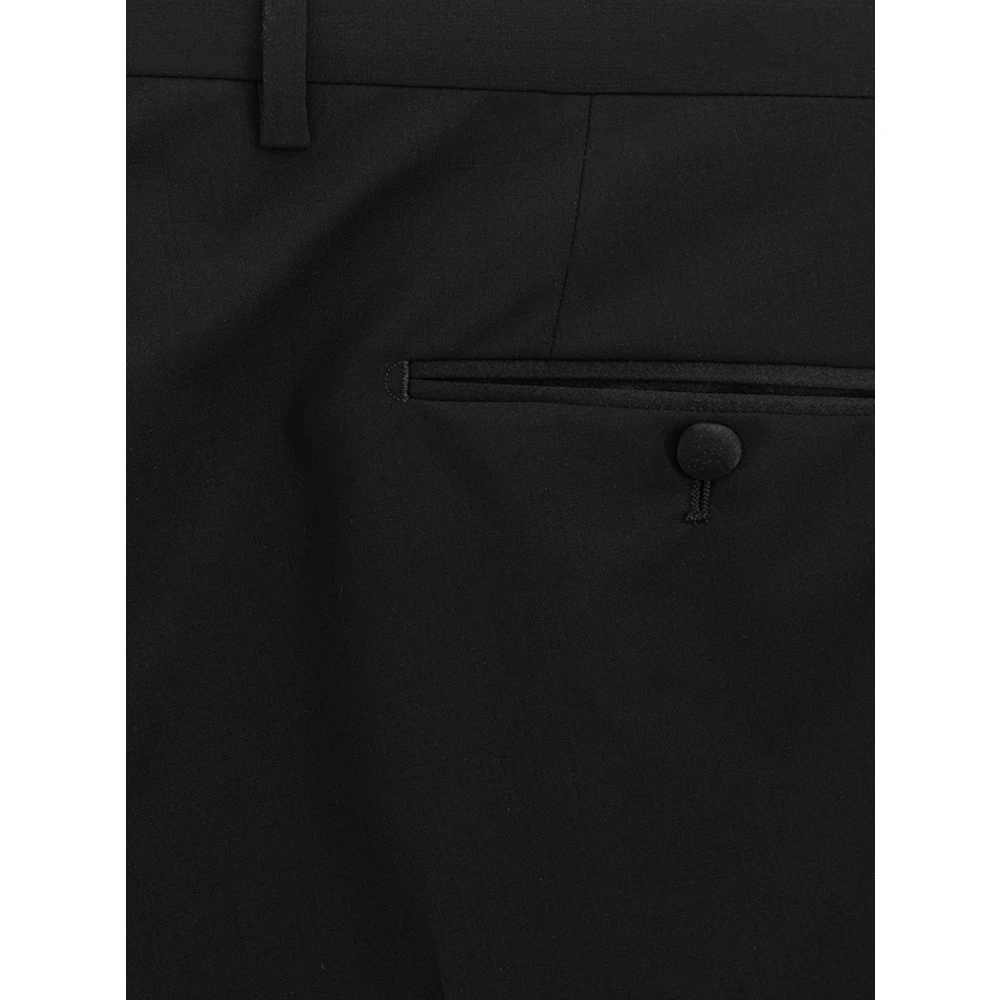 Dolce & Gabbana Elegante Suit Broeken voor Mannen Black Heren