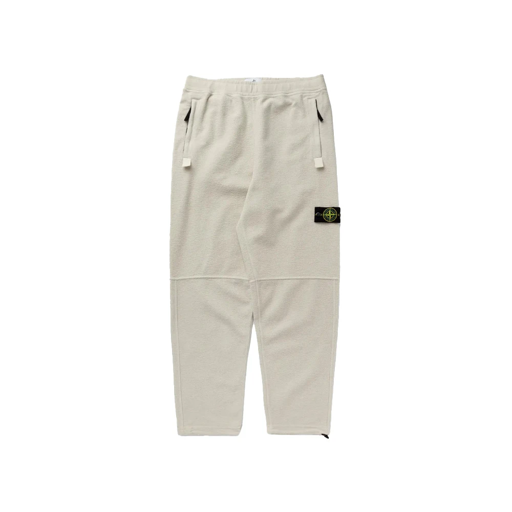 Stone Island Men's Beige Felpa Pantalone - Straight Trousers - L - Trousers