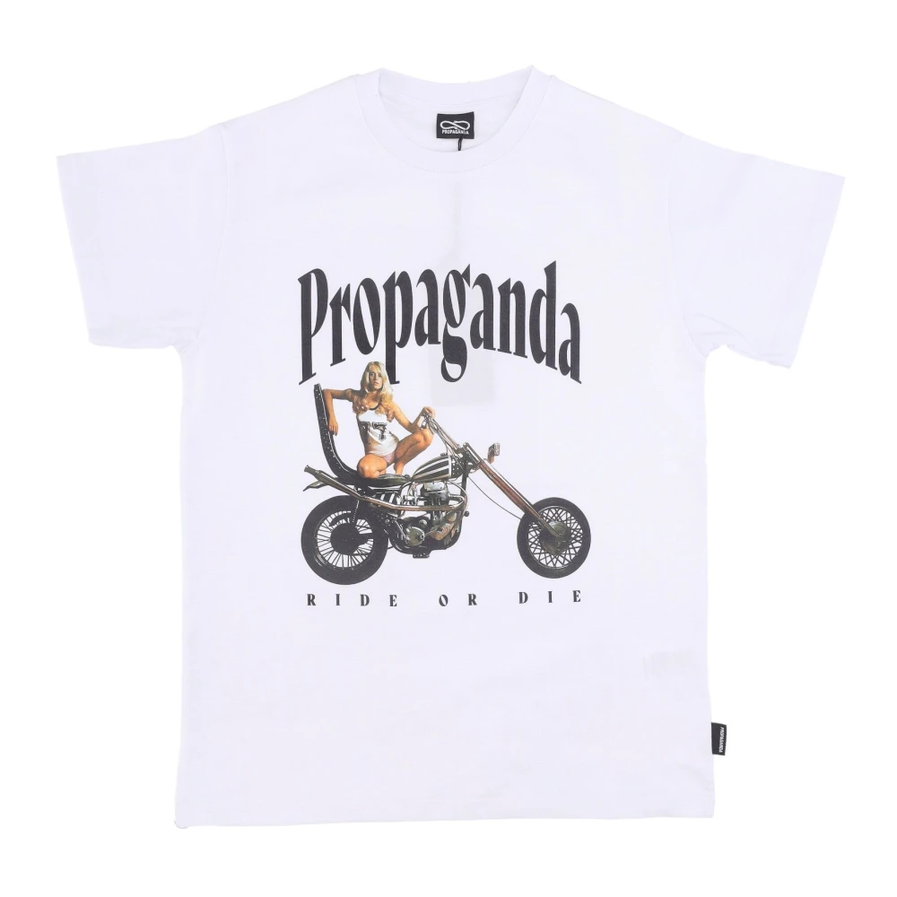 Propaganda Stijlvolle Heren Tee Wit T-shirt White Heren