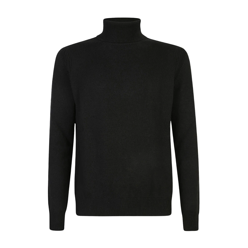 Roberto Collina Zwarte Sweaters voor Mannen Black Heren