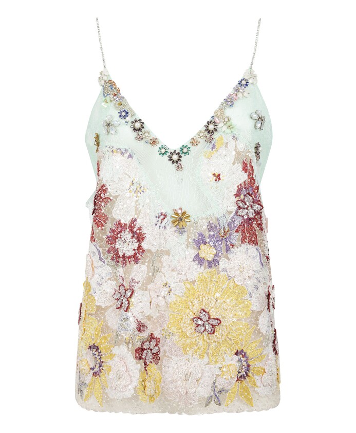 robe-haut-sans-manches-jaune-multicolore