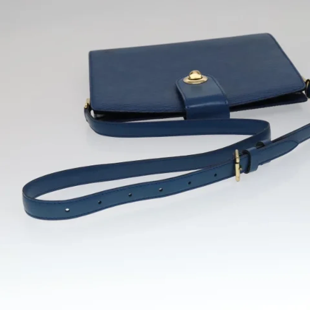 Louis Vuitton Vintage Pre-owned Leather louis-vuitton-bags Blue Dames