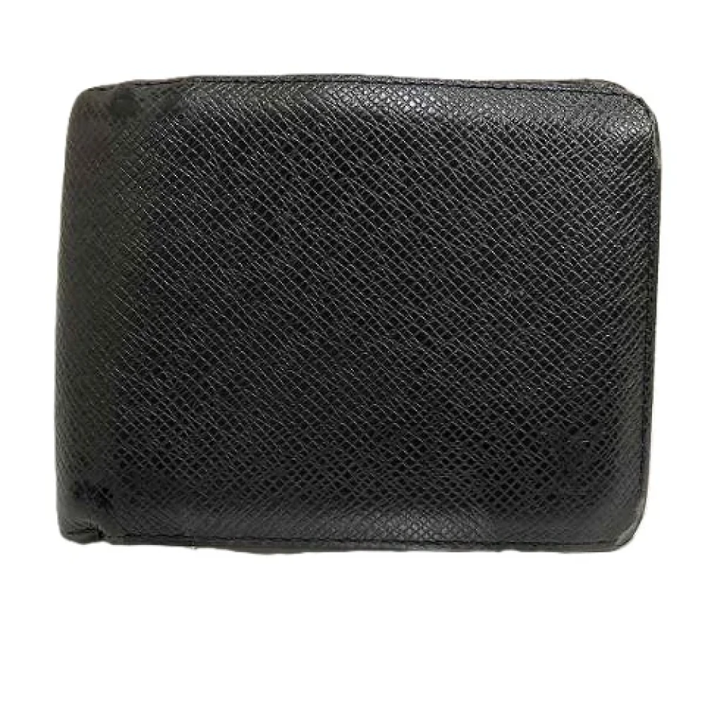 Louis Vuitton Vintage Pre-owned Leather wallets Black Heren