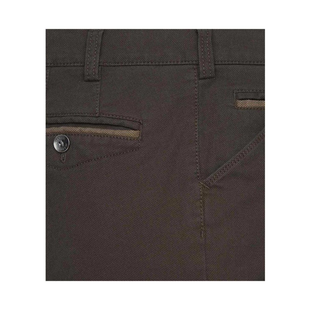Meyer Chiffonbroek Zacht Stof Perfecte Pasvorm Brown Heren