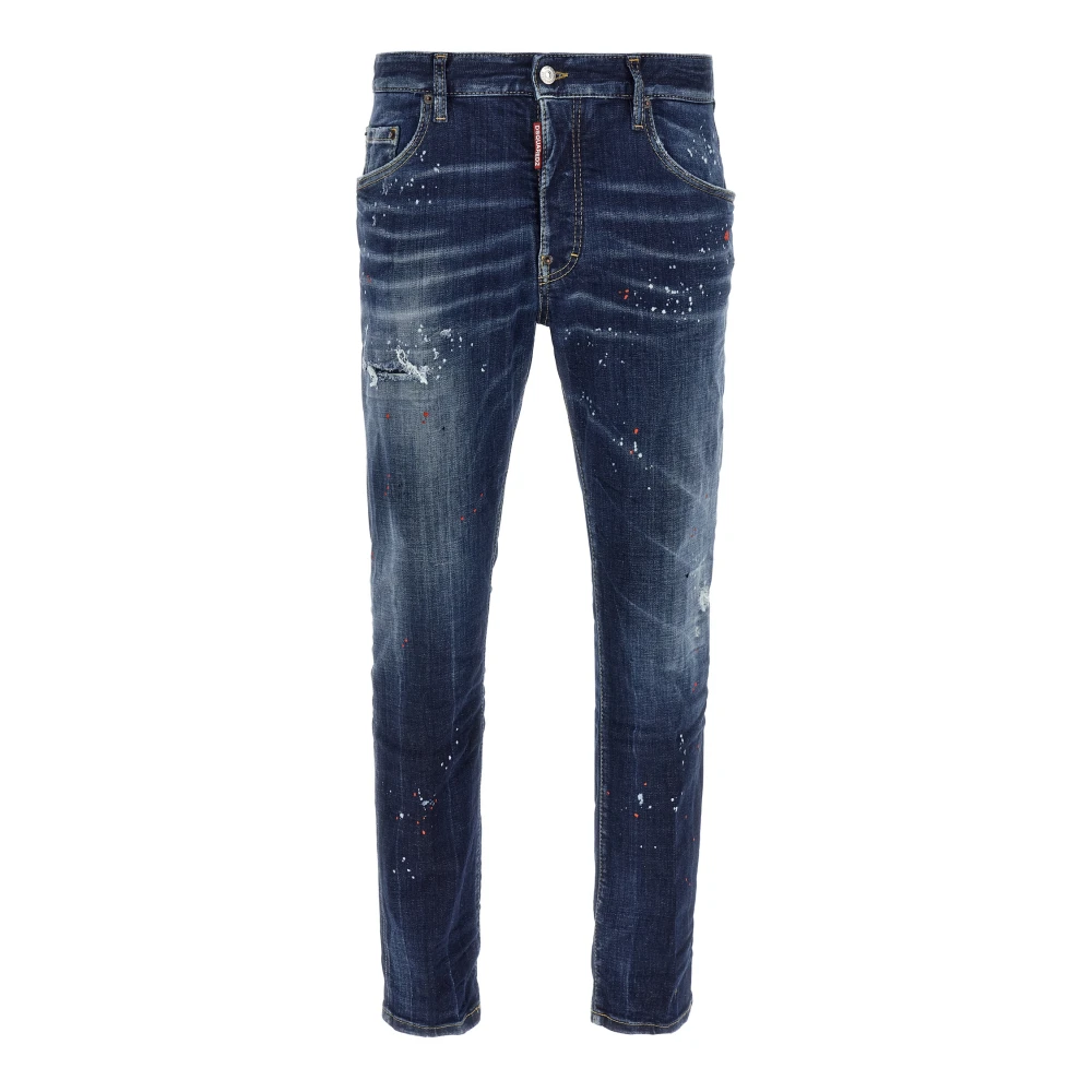 Dsquared2 Men's Blue Slim Fit Jeans, S, Skater Jeans