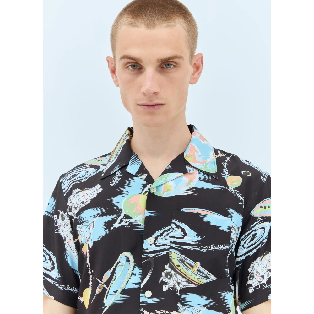 Human Made Ruimteprint Aloha Shirt Multicolor Heren