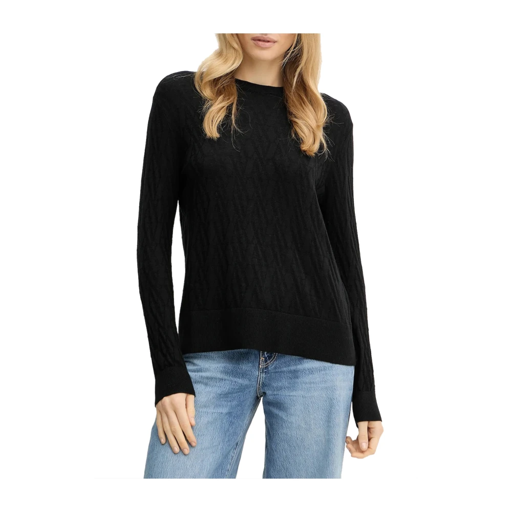 Armani Exchange Damen Schwarz Strickwaren, K, Mgröße: