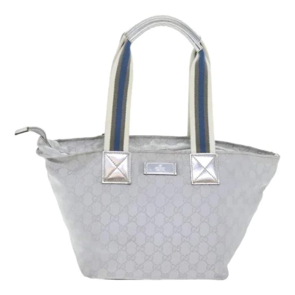 Gucci Vintage Pre-owned Canvas gucci-bags Gray Dames