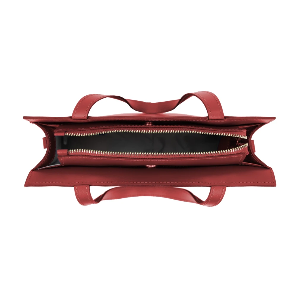 Tosca Blu Dames Schoudertas Magnetische Knoop Rits Red Dames