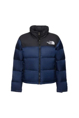 Marinblå Nuptse 700 Fyll Jacka Kvinnor