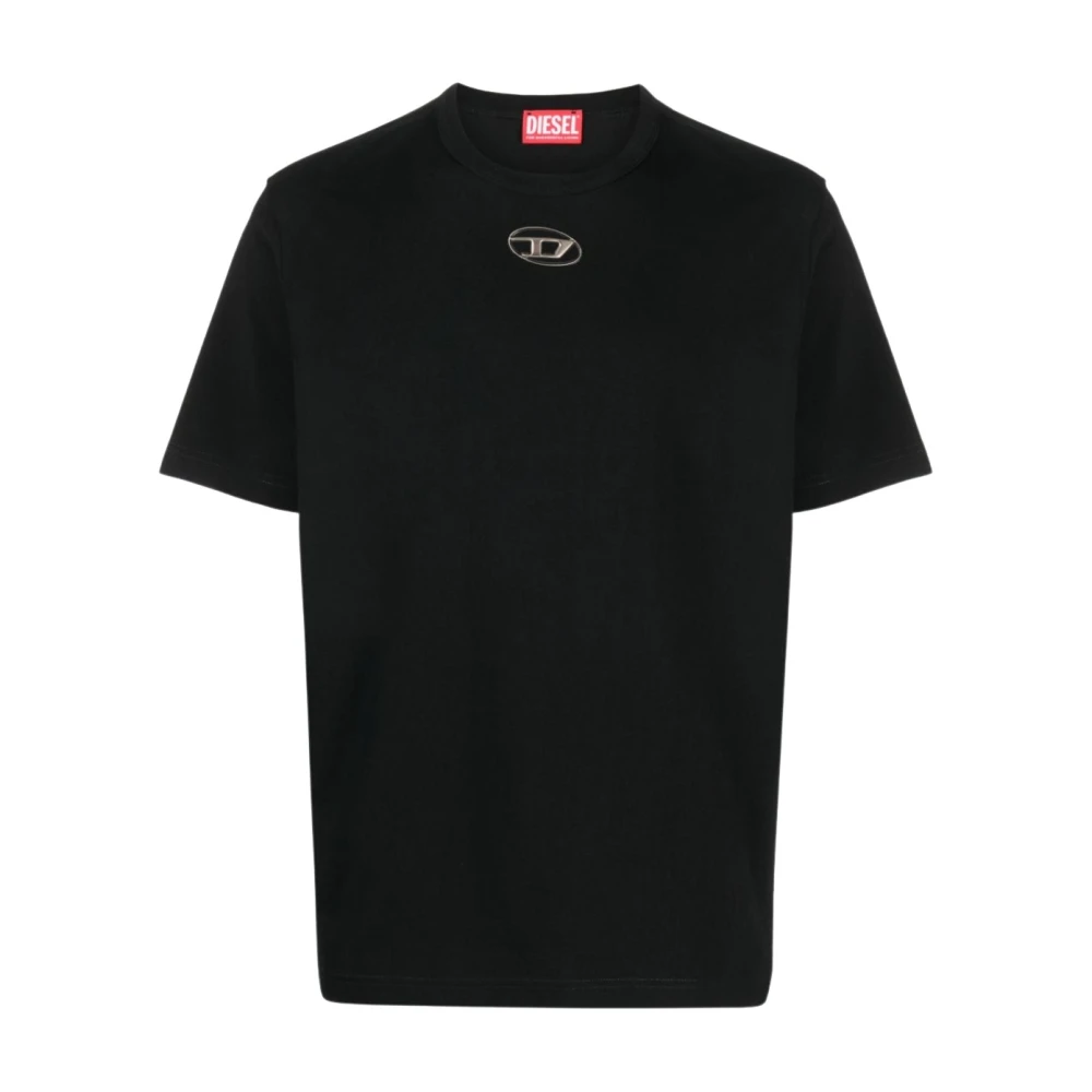 Diesel T-Shirts Black Heren