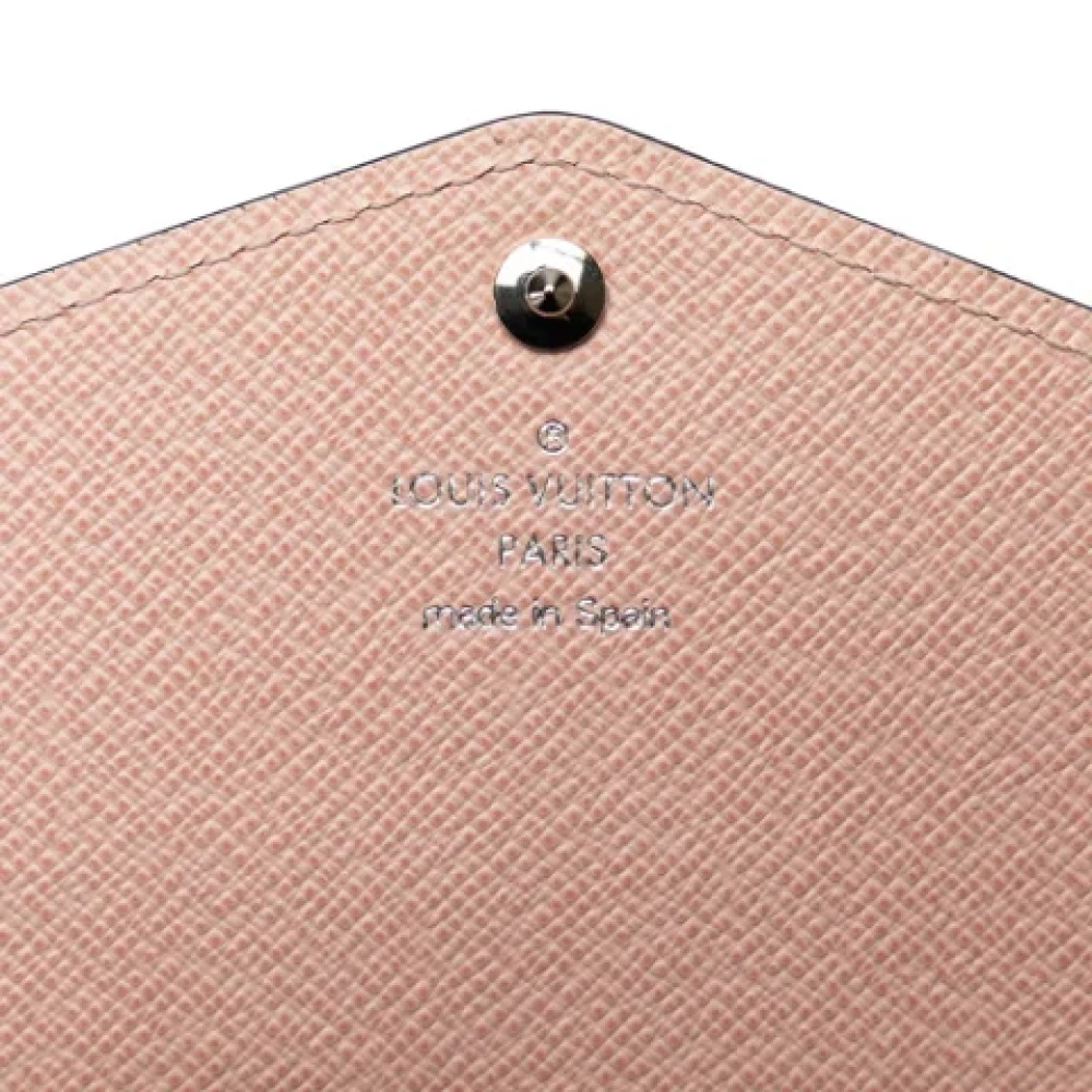 Louis Vuitton Vintage Pre-owned Leather wallets Pink Dames