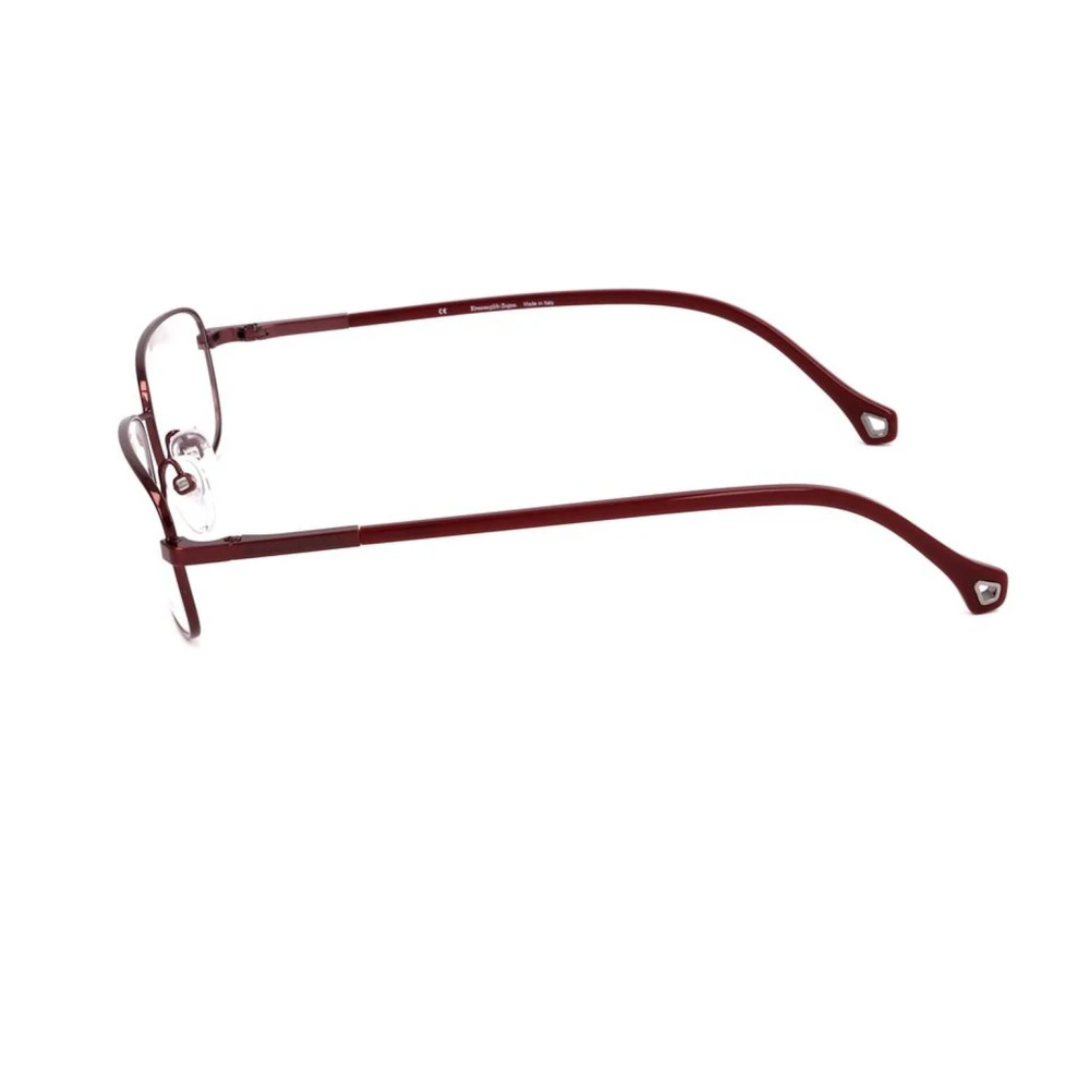 Ermenegildo Zegna Rode Wijzerplaat Metalen Frame Horloge Red Unisex