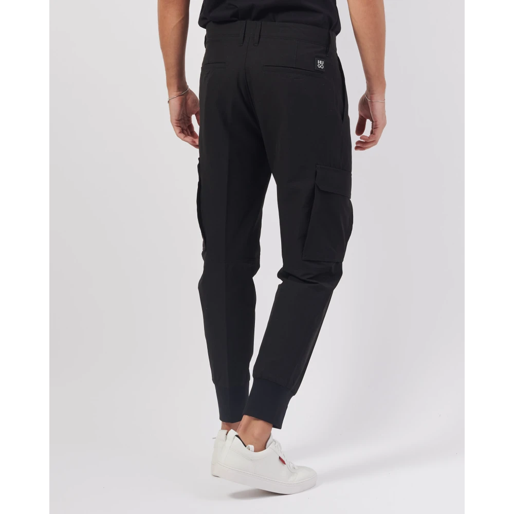 Hugo Boss Cargo Zwarte Broek Black Heren
