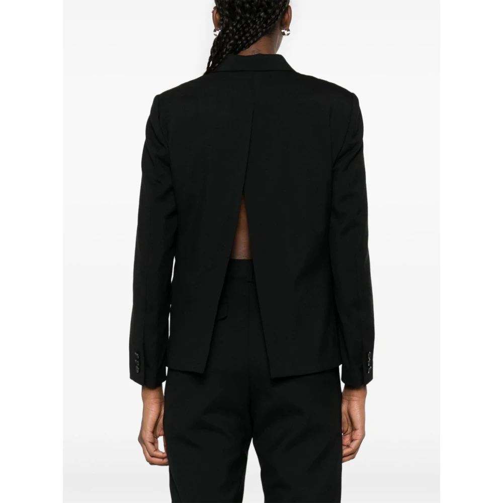 Noir Kei Ninomiya Zwarte Jassen met Stijl Black Dames
