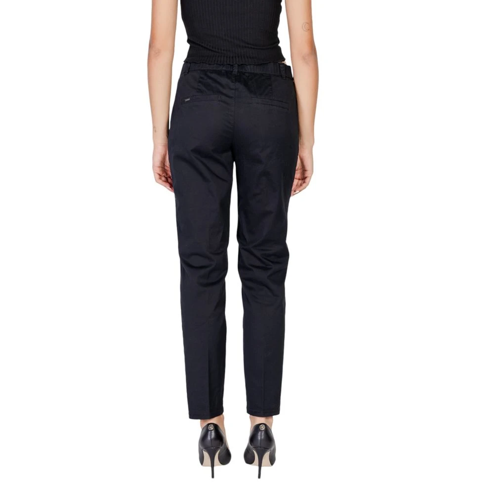 Street One Zwarte Katoenen Jeans & Broek Black Dames