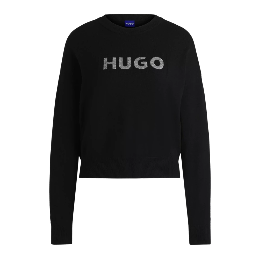 Hugo Boss Dames Trui Slogerix_B Black Dames