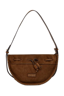 Suede Crossbody Bag