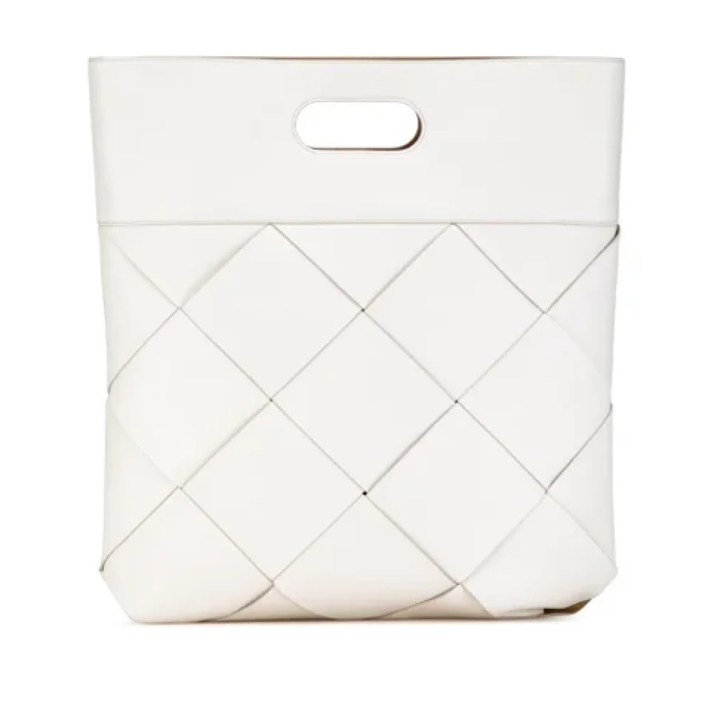 Bottega Veneta Vintage Pre-owned Leather shoulder-bags White Dames