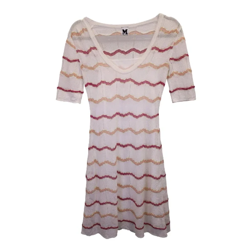 Missoni Pre-owned Polyester dresses White Dames