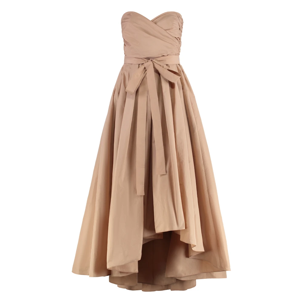 PINKO Techno taffeta sweetheart klänning med fickor Pink, Dam