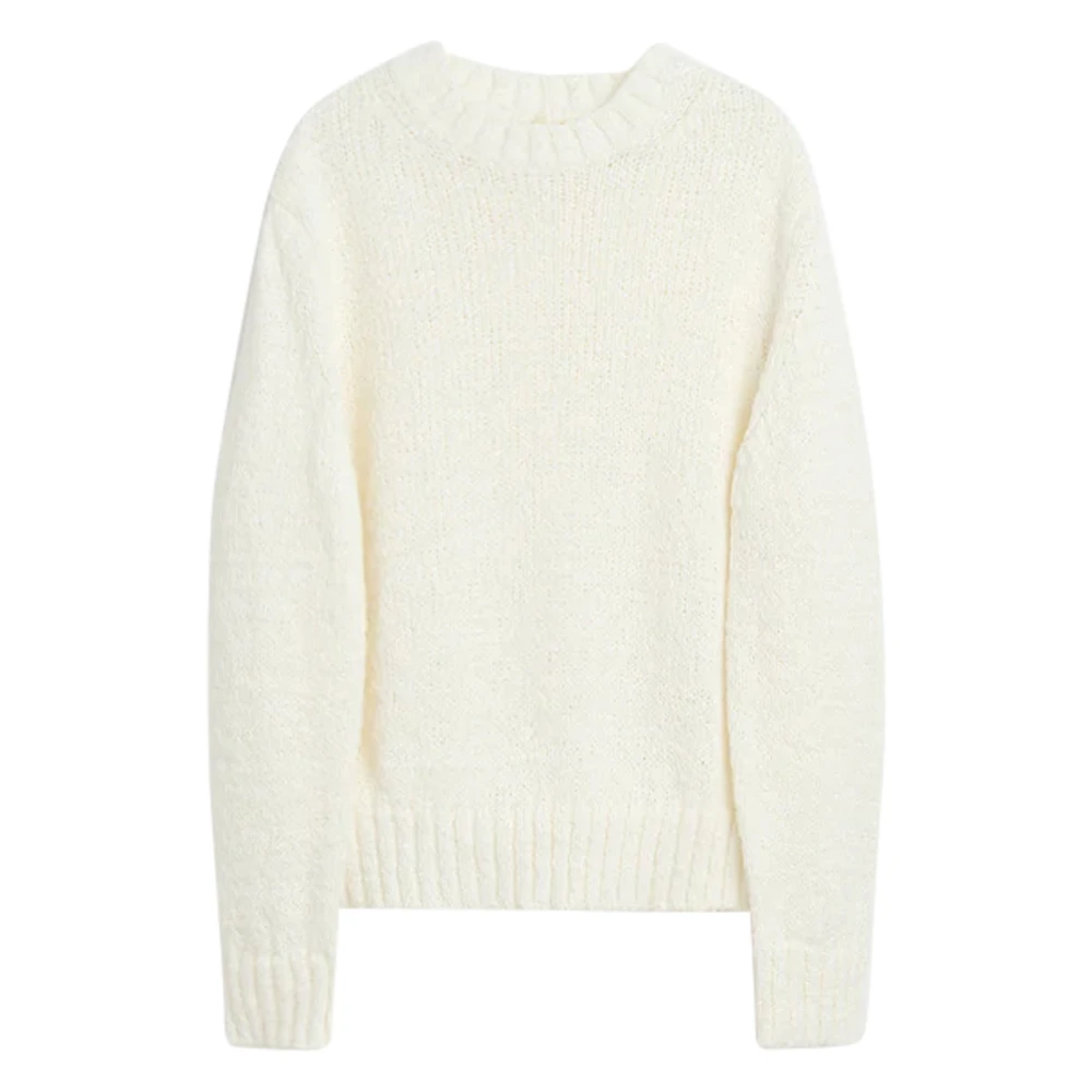 Sunflower Hombre Blanco - Frederik Sweater - Knitwear - M