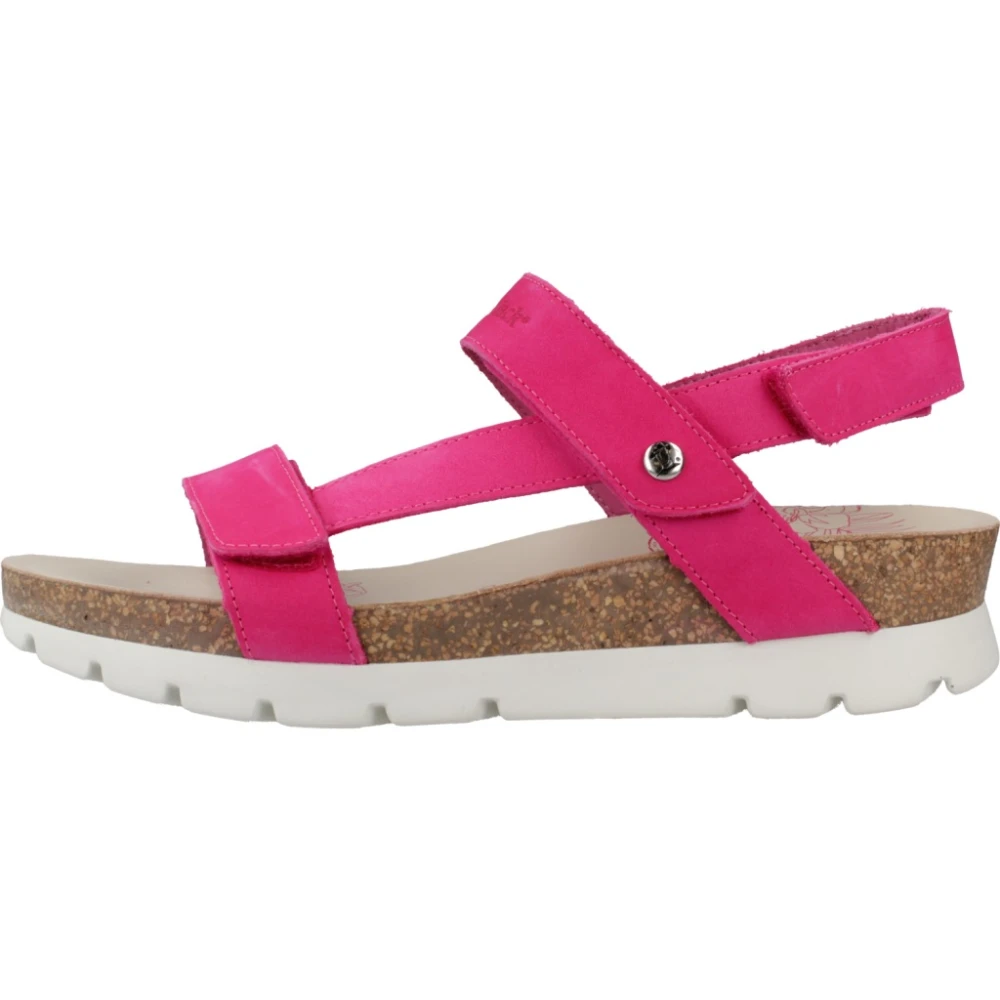 Panama Jack Platta Sandaler med Limrem Pink, Dam