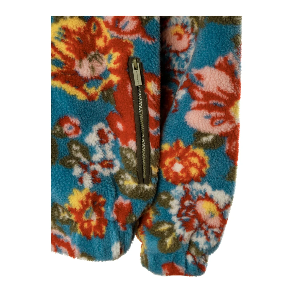 Drole de Monsieur Bloemen Fleecejack Multicolor Heren