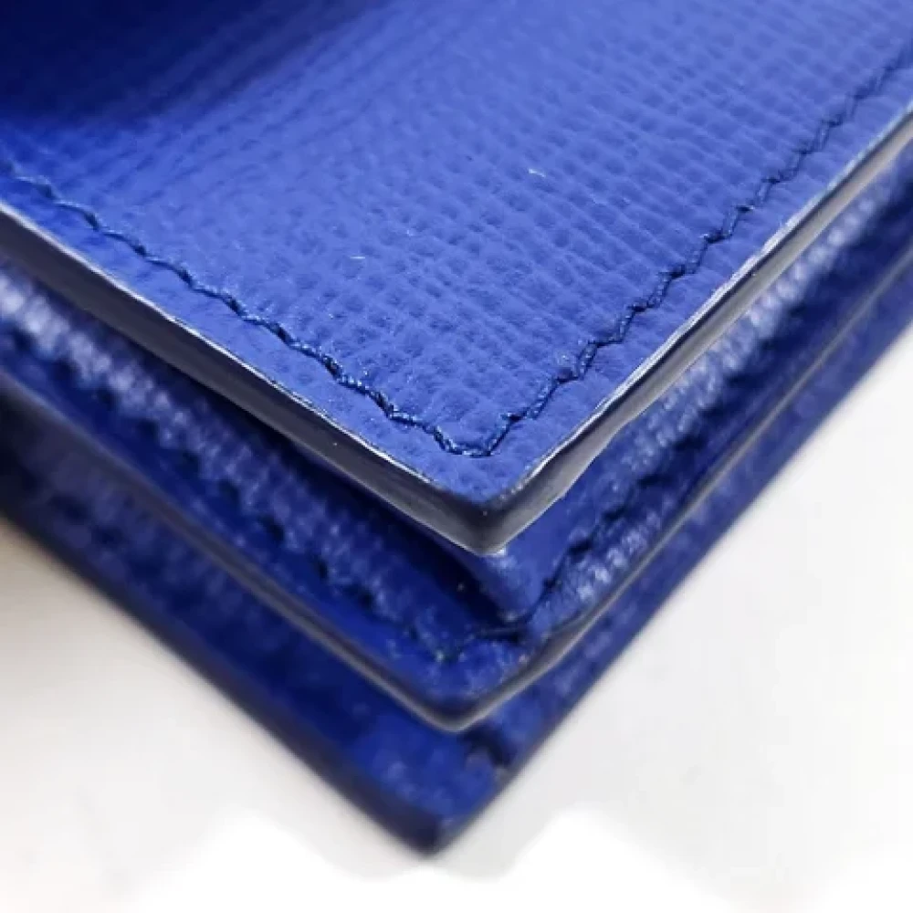 Bally Pre-owned Leather wallets Blue Dames