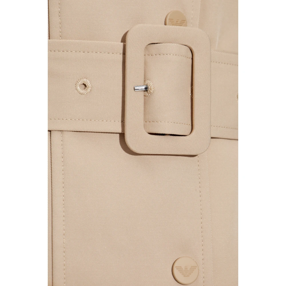 Emporio Armani Waterdichte jas Beige Dames