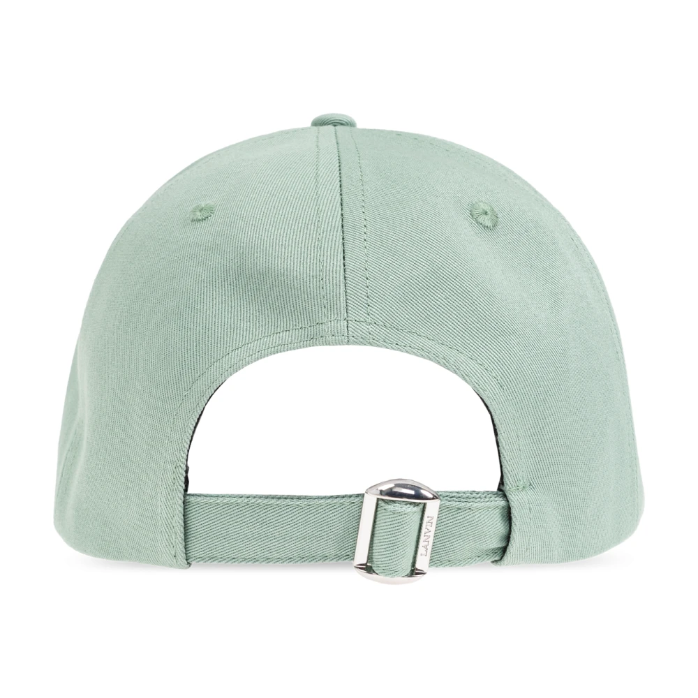 Lanvin Baseballpet Green Heren