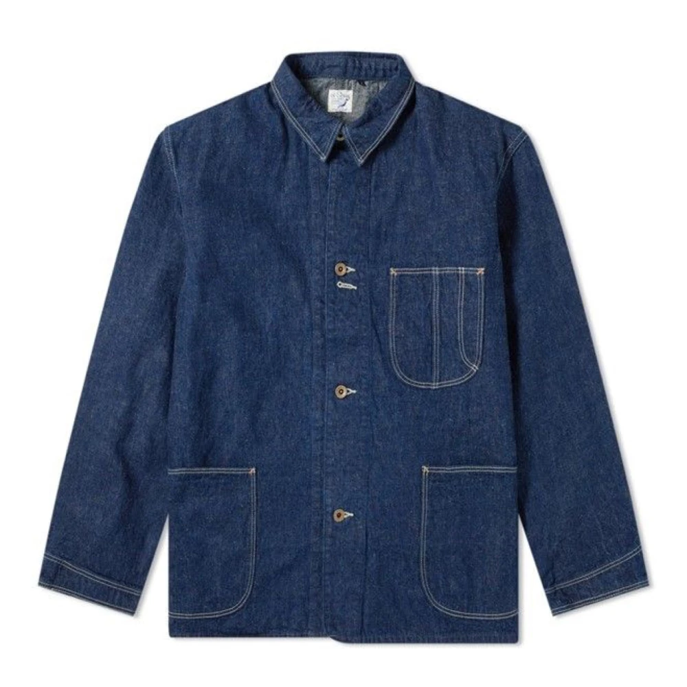 Orslow 1940's Coverall Denim Jack Blue Heren