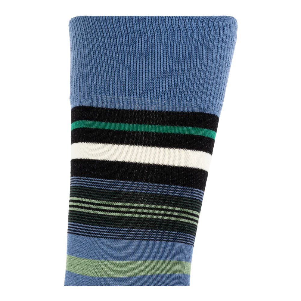 Paul Smith Driepak katoenen sokken Blue Heren