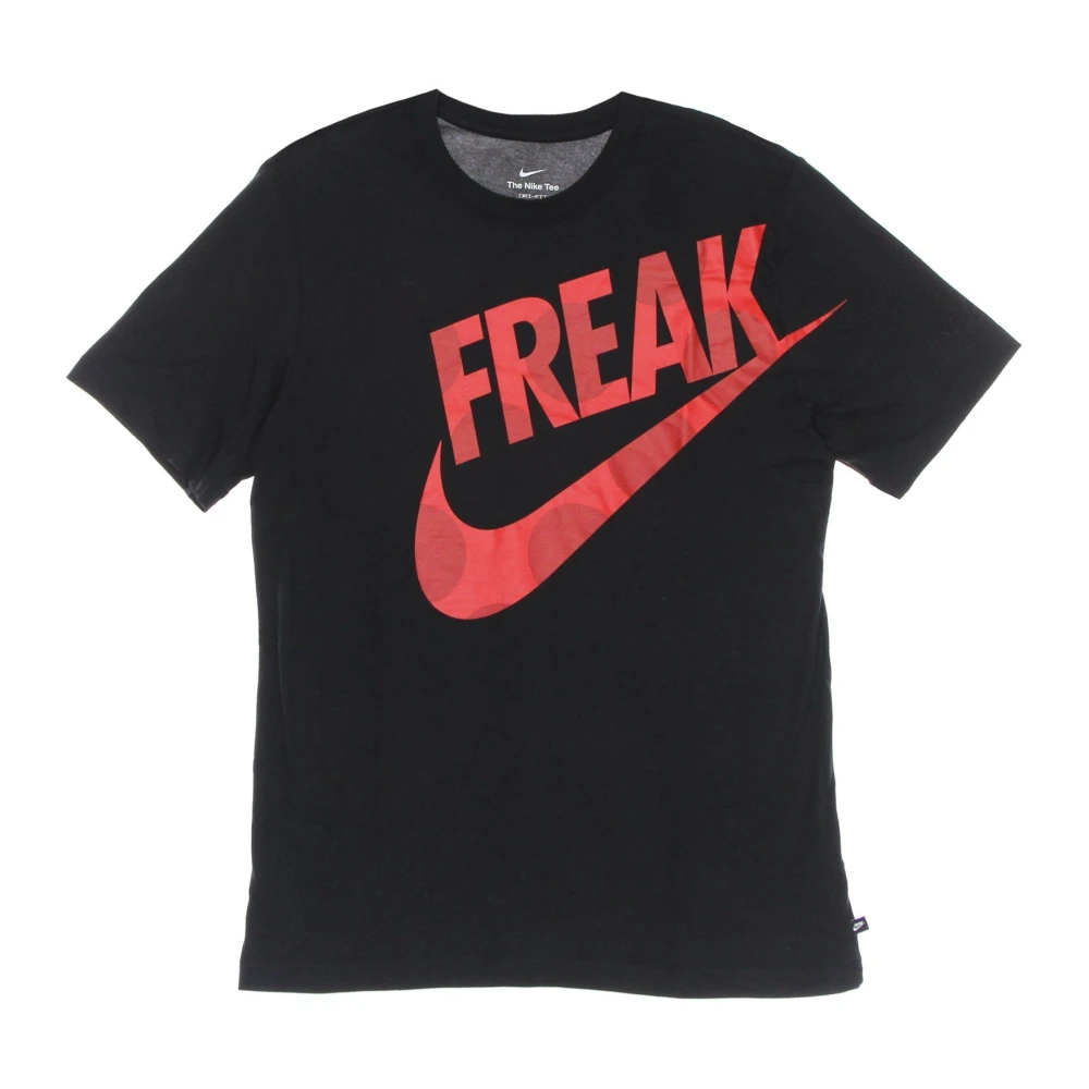 Nike Giannis Freak Print NBA Dri Fit T-Shirt Black Heren