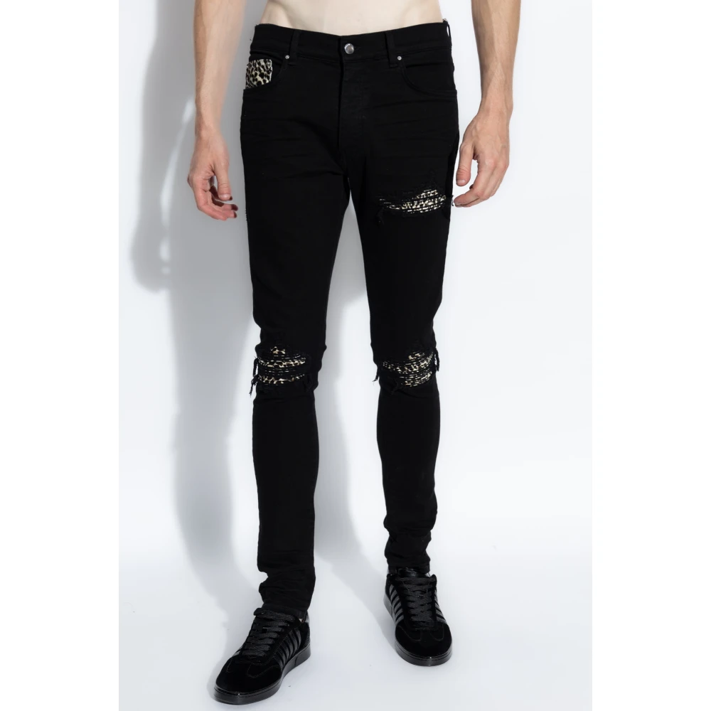 Amiri Dieren Effect Broek Black Heren