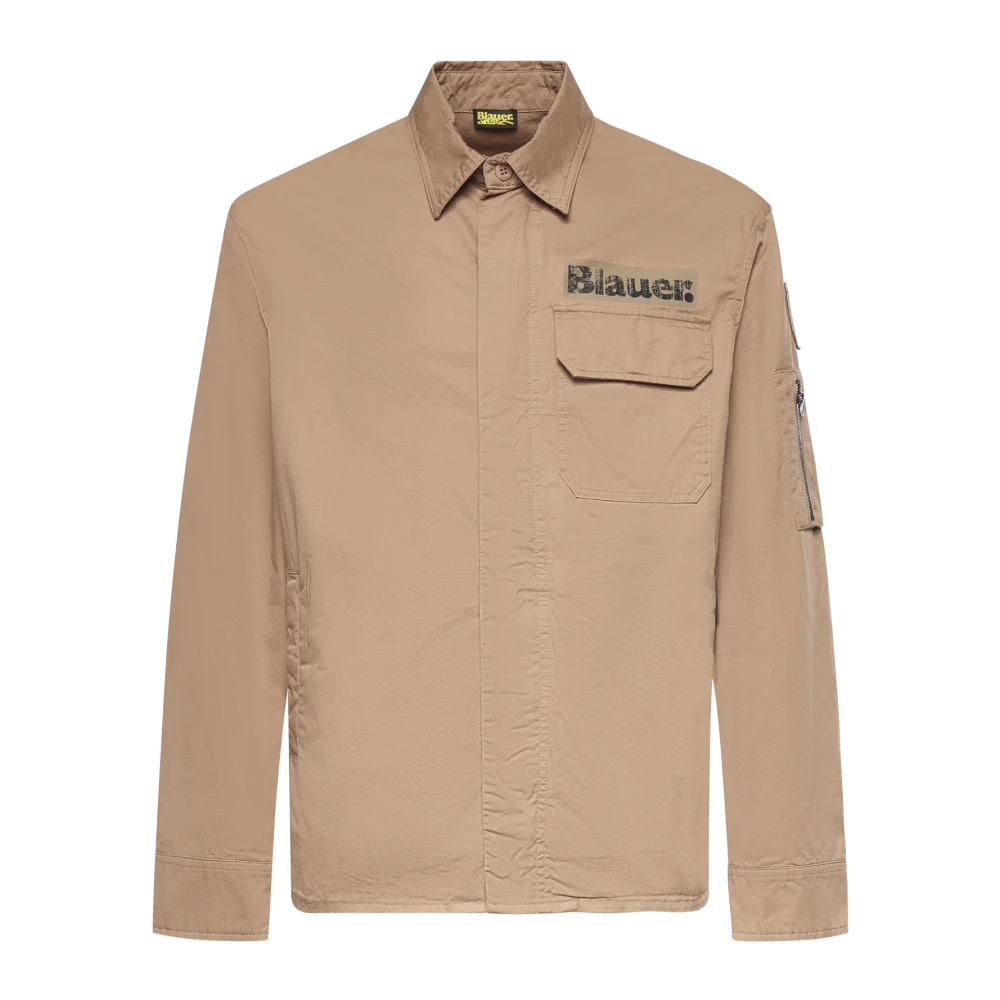 Blauer Men's Beige Casual Shirts, S, Camicia